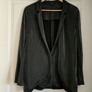 Shift silver top shop blazer